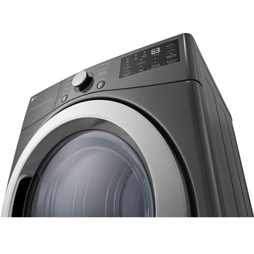 LG - 7.4 CF Ultra Large Capacity Gas Dryer with Sensor Dry, NFC Tag On - DLG3471M