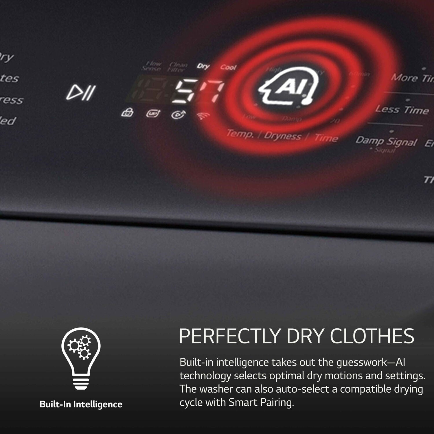 LG - 7.3 cu. ft. 7.3 CF Electric Dryer, Wi-Fi, Easy Load, AI Sensor Dry - Black Matte - DLE8400BE