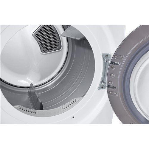 LG - 7.4 CF Ultra Large Capacity Electric Dryer with Sensor Dry, NFC Tag On - DLE3470W