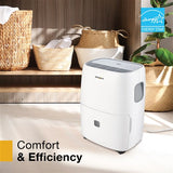 Whirlpool - 50 Pint Dehumidifier, White, E-Star, R32 - WHAD501DW