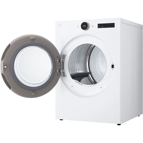 LG - 7.4 CF Ultra Large Capacity Electric Dryer w/ Sensor Dry and TurboSteam - DLEX6500W