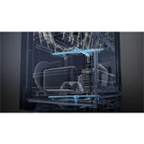 Midea - 24" Front Control Dishwasher, 52 dBA, Hybrid Tub - MDF24P1BWW