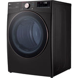 LG - 4.5 CF Front Load Washer (WM4000HBA) & 7.4 CF Gas Dryer (DLGX4001B) - WM4000HBA-G-KIT