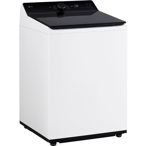 LG - 5.5 CF Top Load Washer, TurboWash 3D, Wi-Fi, Easy Unload, Agitator - WT8405CW