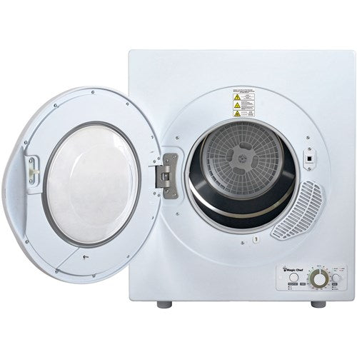 Magic Chef - 2.6 Cu Ft Compact Dryer - MCSDRY1S
