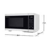 Sharp - 1.1 CF Countertop Microwave Oven - White ZSMC1161KW
