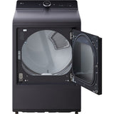 LG - 7.3 CF Gas Dryer, LCD Digital Dial Control, Wi-Fi, Easy Load, Steam - DLGX8601BE
