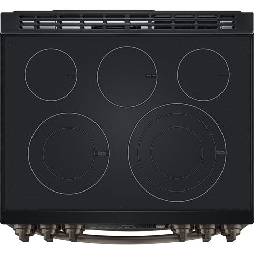 LG - 7.3 CF Smart Electric Double Oven Slide-In, ProBake, Convection, Air Fry - Electric Slide-in - LTEL7337D