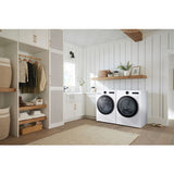 LG - 7.4 CF Ultra Large Capacity Electric Dryer w/ Sensor Dry and TurboSteamDryers - DLEX6500W