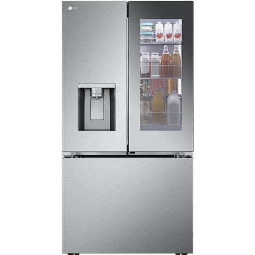 LG - 26 CF Counter Depth 3 Door French Door, Mirror InstaView DIDRefrigerators - LRYKC2606S