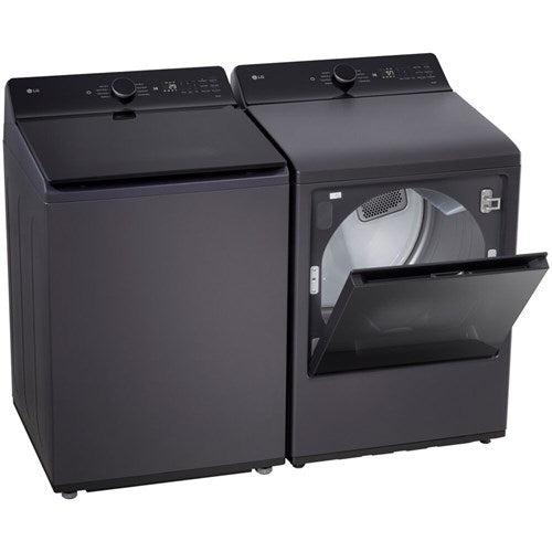 LG - 5.5 CF Top Load Washer (WT8400CB) + 7.3 CF Gas Dryer (DLG8401BE) - WT8400CB-G-KIT