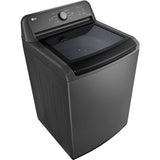 LG - 4.1 CF Ultra Large Capacity Top Load Washer, Agitator - WT6105CM