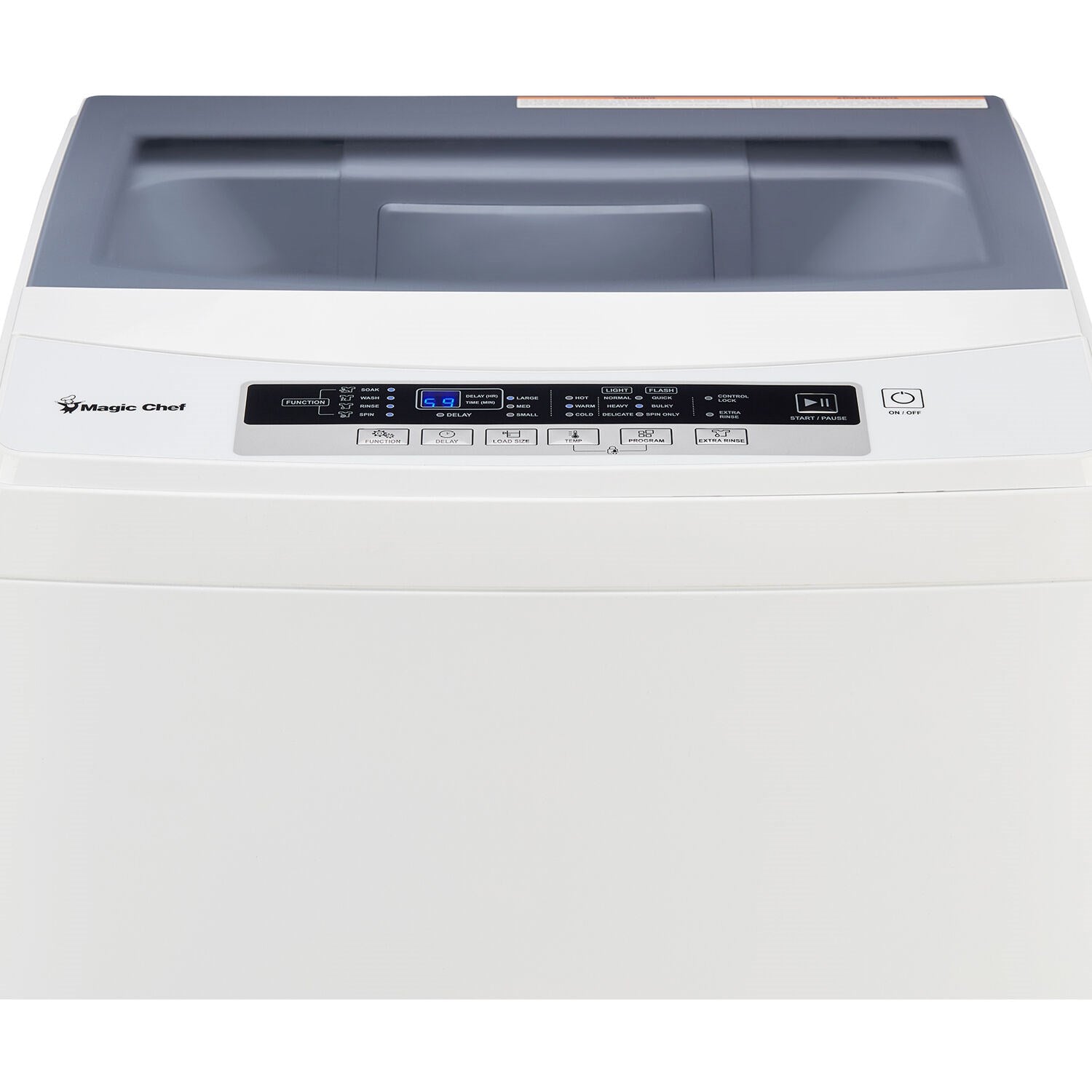 Magic Chef - 2.0 Cu Ft Top-load Compact Washer Wash Machines - MCSTCW20W6