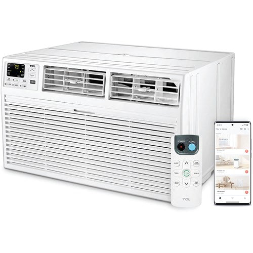 TCL - 10,000 BTU Smart Through-the-Wall AC 115V - White - H10T9E1-A