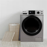Magic Chef - 2.7 Cu Ft Washer Dryer Combo - MCSCWD27S5