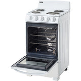 Danby - 20" Electric Range, Coil Elements,Push & Turn Safety Knobs,Manual CleanRanges - DER202W