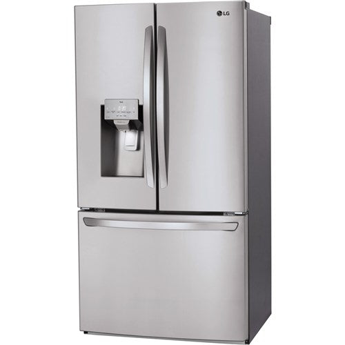 LG - 28 CF French Door, Ice and Water with Single Ice - LRFS28XBS