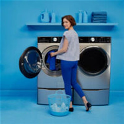 Midea - 8.0 CF Gas Dryer, SteamDryers - MLG52S7AGS