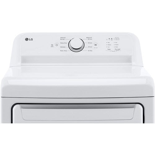 LG - 7.3 CF Ultra Large High Efficiency Electric Dryer - DLE6100W