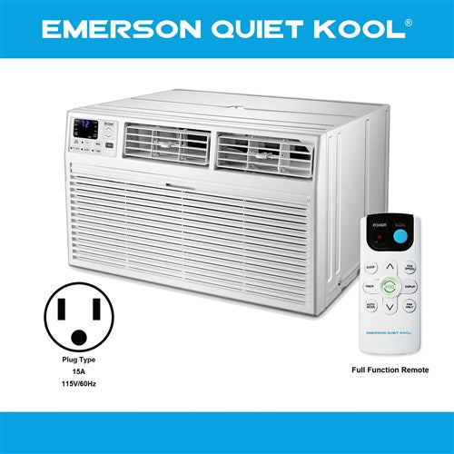 Emerson Quiet - 8,000 BTU Through-the-Wall Air Conditioner, 115V | EATC8RE1T