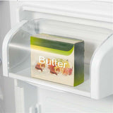 Midea - 18 CF Top Mount Refrigerator, Glass Shelves, Ice Maker Ready, ESTAR - MRT18S3AWW
