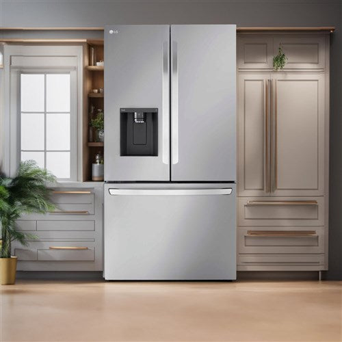 LG - 31 CF 3 Door French Door, Ice and Water with Dual Ice - LRFXS3106S