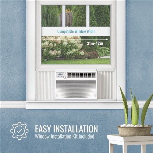 Keystone - 23, 000 BTU Heat/Cool Window Air Conditioner, R32 | KSTHW25B