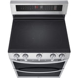 LG - 7.3 CF / 30" Double Electric Range, ProBake Convection, Air Sious Vide - LDEL7324SE