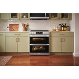 LG - 7.3 CF Smart Electric Double Oven Slide-In, ProBake, Convection, Air FryElectric Slide-in - LTEL7337F