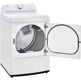 LG - 7.3 CF Ultra Large High Efficiency Electric Dryer - DLE6100W