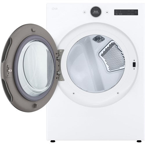 LG - 7.4 CF Ultra Large Capacity Gas Dryer w/ Sensor Dry, TurboSteam, Wi-Fi - DLGX5501W