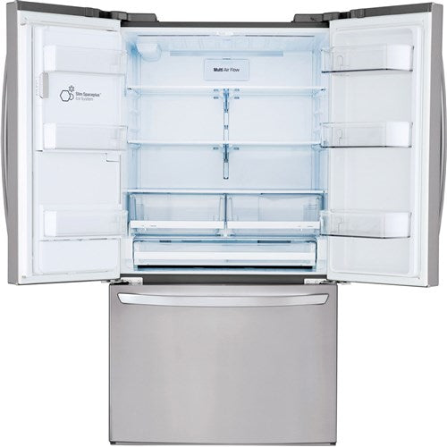 LG - 28 CF French Door, Ice and Water with Single Ice - LRFS28XBS