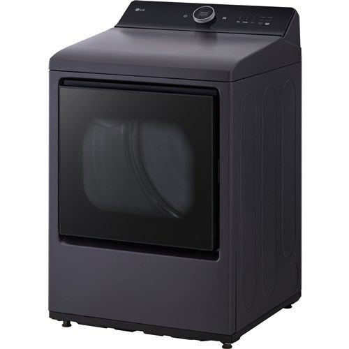 LG - 7.3 CF Gas Dryer, LCD Digital Dial Control, Wi-Fi, Easy Load, Steam - DLGX8601BE