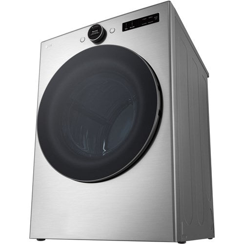 LG - 7.4 CF Ultra Large Capacity Gas Dryer w/ Sensor Dry, TurboSteam, Wi-Fi - DLGX5501V