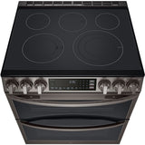 LG - 7.3 CF Smart Electric Double Oven Slide-In, ProBake, Convection, Air Fry - Electric Slide-in - LTEL7337D