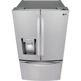 LG - 28 CF French Door, Ice and Water with Single Ice - LRFS28XBS