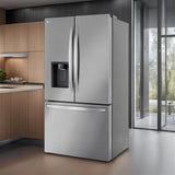 LG - 31 CF 3 Door French Door, Ice and Water with Dual Ice - LRFXS3106S