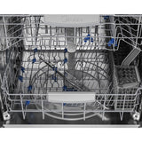 Midea - 24" Top Ctrl Dishwasher, 45 dBA, 3rd Rack, Wi-Fi - Stainless - MDT24P4AST
