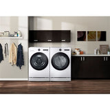 LG - 7.4 CF Ultra Large Capacity Electric Dryer w/ Sensor Dry and TurboSteamDryers - DLEX6500W