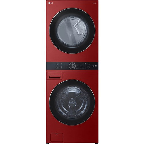 LG - 4.5 CF / 7.4 CF Electric Washtower with Center Control, TurboSteamLaundry Centers - WKEX200HRA