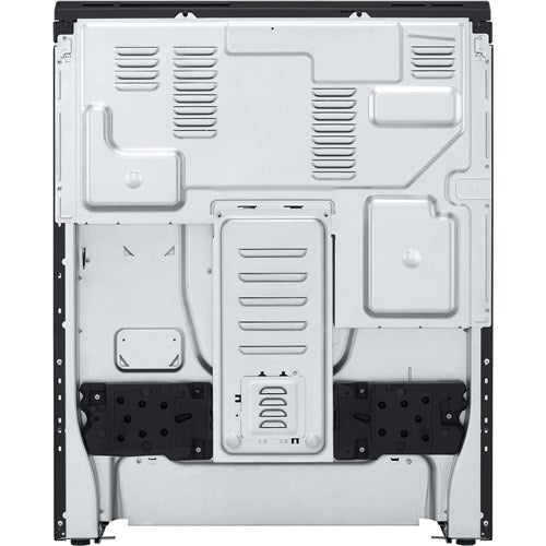 LG - 6.3 CF Electric Single Oven Slide-In Range, Self Clean, ThinQ,Printproof - LSEL6331F