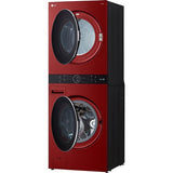 LG - 4.5 CF / 7.4 CF Electric Washtower with Center Control, TurboSteamLaundry Centers - WKEX200HRA