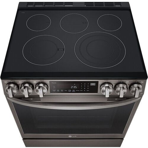 LG - 6.3 CF Smart Electric Slide-In Range, Air Fry, Fan Convection, ESTAR - LSEL6333ZE