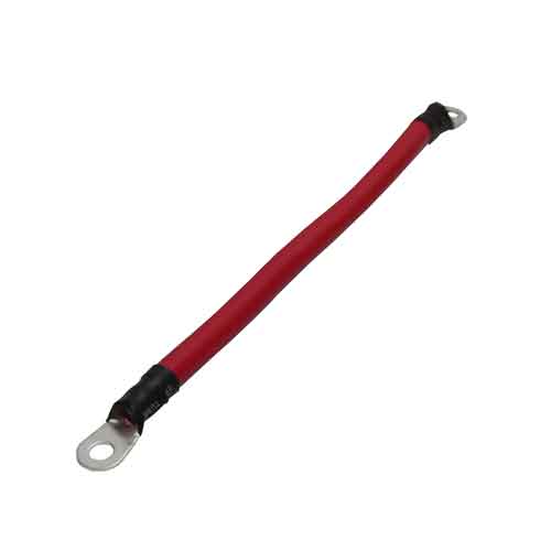 Aims Power - Cable 4/0 AWG Red Lugged Ends 1FT