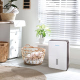 KEYSTONE - 50 Pint Dehumidifier with Built-in Pump, Energy Star, R32 - White - KSTAD506PF