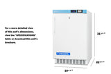 Summit - 20" Wide Built-In Pharmacy All-Freezer, ADA Compliant - ACF33LCAL