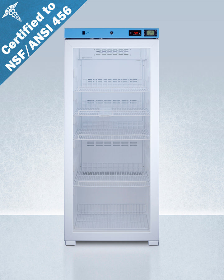 Summit - 24" Wide Upright Medical Refrigerator, Certified to NSF/ANSI 456 Vaccine Storage Standard - ACR1012GNSF456