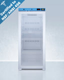 Summit - 24" Wide Upright Medical Refrigerator, Certified to NSF/ANSI 456 Vaccine Storage Standard - ACR1012GNSF456