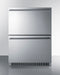 Summit - 24" wide indoor/outdoor ADA compliant 2-drawer all-freezer - ADFD2D24