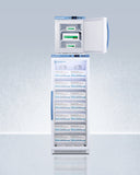 Summit - Performance Series Pharma-Vac stacked vaccine refrigerator/freezer combination - ARG12PV-AFZ1PVSTACK